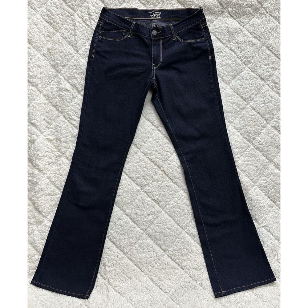 Old Navy The flirt women  size 4 regular blue denim bootcut dark wash jeans